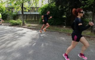 riscaldamento prima di correre