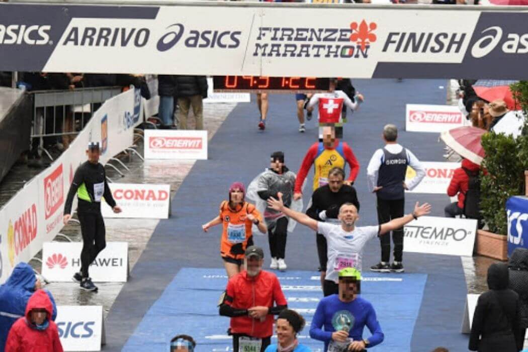 arrivo maratona di firenze