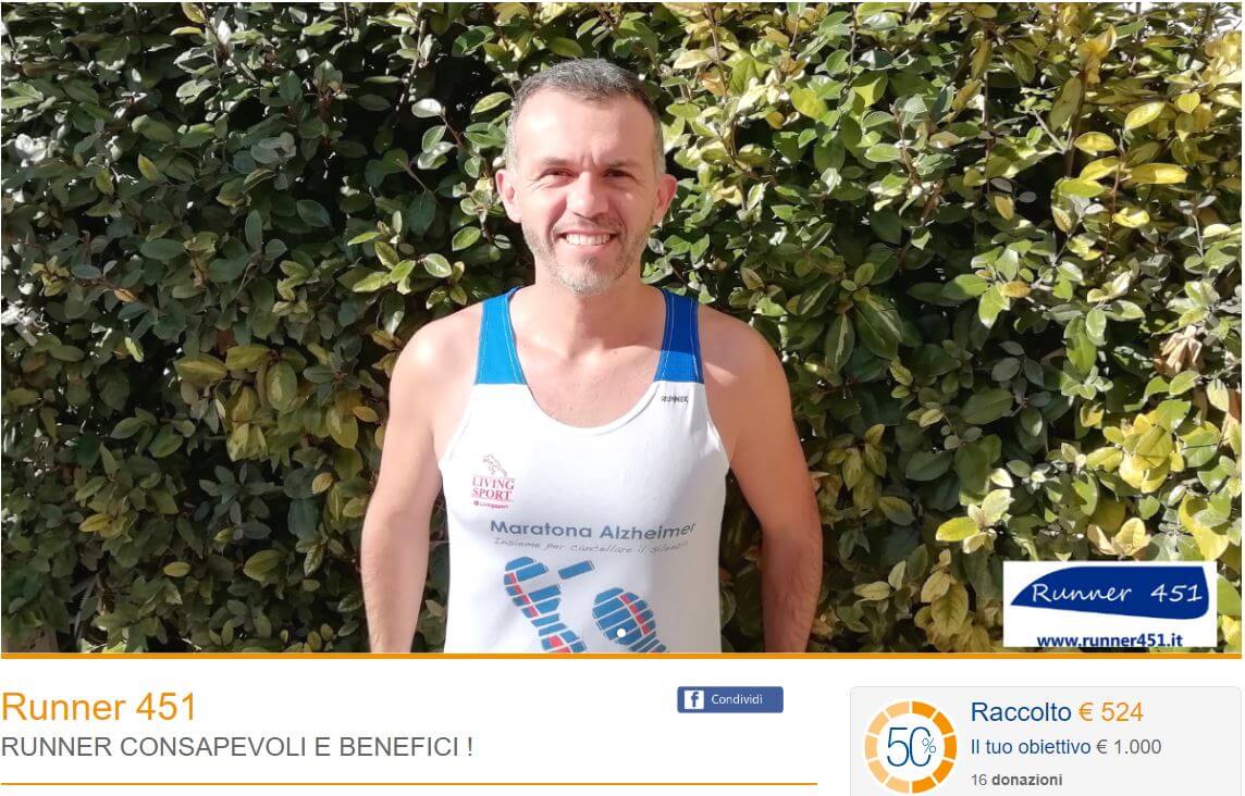 raccolta benefica runner 451