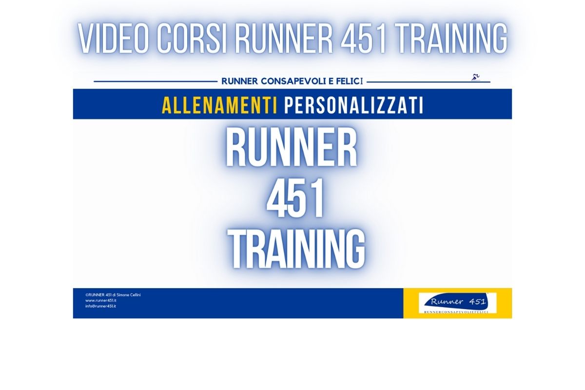 VIDEO CORSI RUNNER 451 TRAINING video corsi